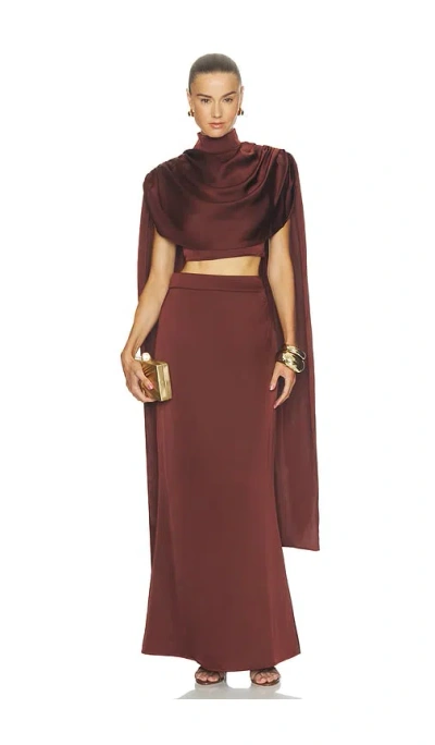 Sonya Moda Aurelia Top In Burgundy