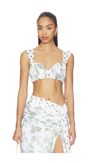 Sonya Moda India Top With Scarf In White