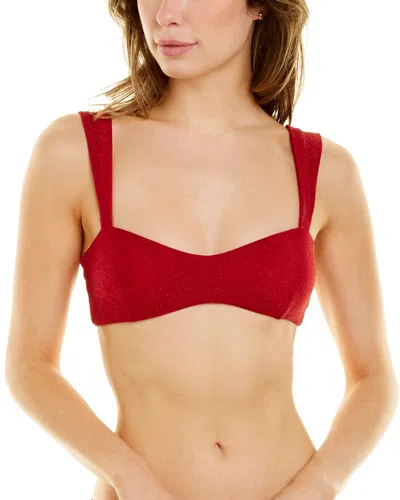 Sonya Retro Top In Red