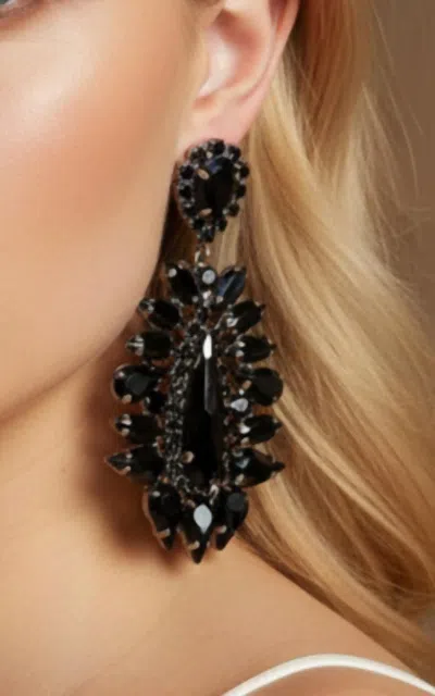 Sonya's Art Deco Earrings In Black