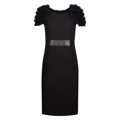 Sookyoung Song Women's Black Rose Dress