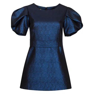 Sookyoung Song Women's Blue Bell Metal Blue Mini Dress
