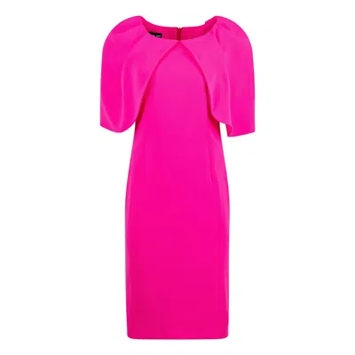 Sookyoung Song Women's Pink / Purple Neon Pink Tulip Dress In Pink/purple
