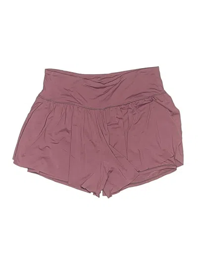 Pre-owned Soothfeel Athletic Shorts In Burgundy