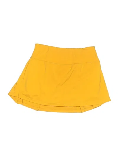 Pre-owned Soothfeel Casual Skirt In Yellow