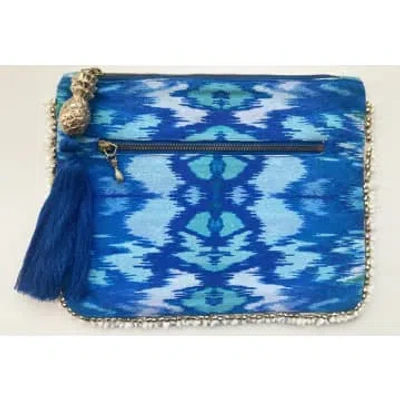 Sophia Alexia Sea Dream Clutch Bag In Blue