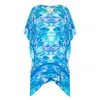 Sophia Alexia Women's Blue Sea Dream Classic Silk Kaftan In Blue