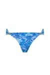 Sophia Alexia Women's Blue Sea Dream Fiji Fold Bikini Bottom