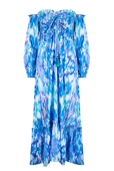 Sophia Alexia Women's Blue Sea Dream Mykonos Dress