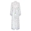Sophia Alexia Women's Gold / White Bora Bora Gold Glow Kimono In Gold/white