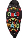 Sophia Collection Cinco De Mayo Beaded Fiesta Headband In Black Multi
