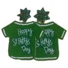 Sophia Collection Lucky Tee St. Patrick's Day Earrings In Green