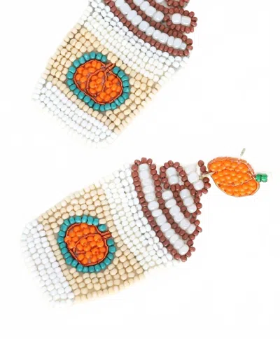 Sophia Collection Pumpkin Spice Earrings In Multicolor