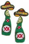 Sophia Collection Women's Beer & Sombrero Seed Bead Earrings In Multi In Multi