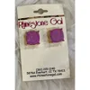 Sophia Collection Women's Faceted Gem Stud Earrings In Lavender