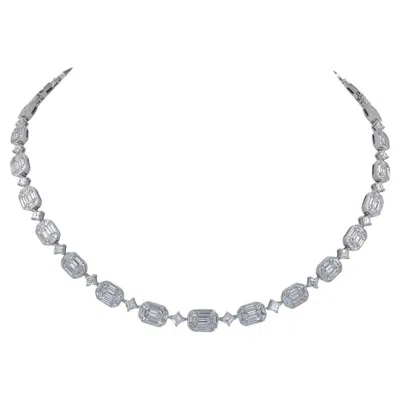 Pre-owned Sophia D . 18.95 Carats Diamond Necklace In Multi