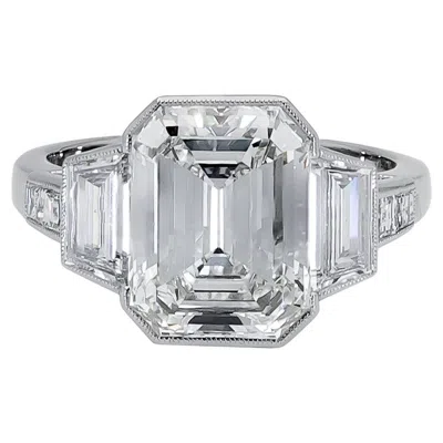 Pre-owned Sophia D . 2.07 Carat Diamond Engagement Platinum Ring In Multi