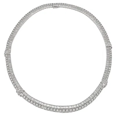 Pre-owned Sophia D . 21.61 Carat Diamond Necklace In Multi