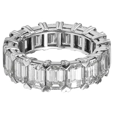 Pre-owned Sophia D , 9.47 Carat Diamonds Eternity Band Set In Platinum In Multi