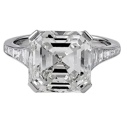 Pre-owned Sophia D Gia Certified 6.04 Carat Diamond Engagement Ring In Multi