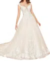 Sophia Tolli Alessandra Wedding Gown In Ivory In Multi