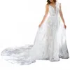 Sophia Tolli Boho-inspired Wedding Gown In Ivory/nude In Gray