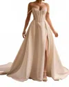 Sophia Tolli Elegant Wedding Gown In Ivory In Pink