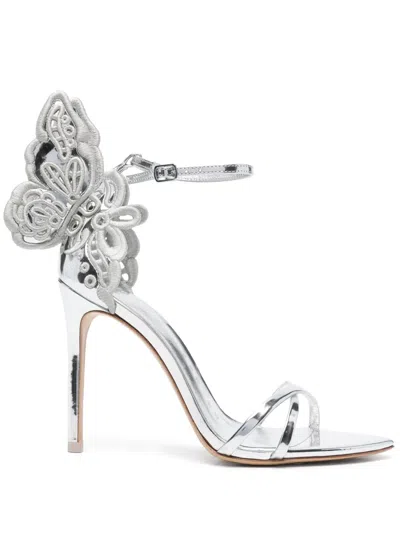 Sophia Webster 85mm Chiara Sandals In Grau