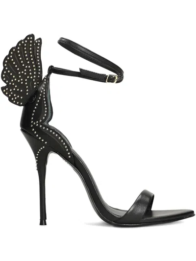 SOPHIA WEBSTER 100MM STUDDED-WING SANDALS