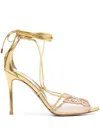 Sophia Webster 105mm Butterfly-detailing Sandals In Yellow