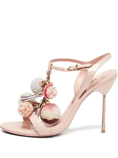 Pre-owned Sophia Webster 105mm Layla Patent Strappy Sandals