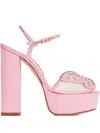 Sophia Webster 130mm Farfalla Sandals In Pink