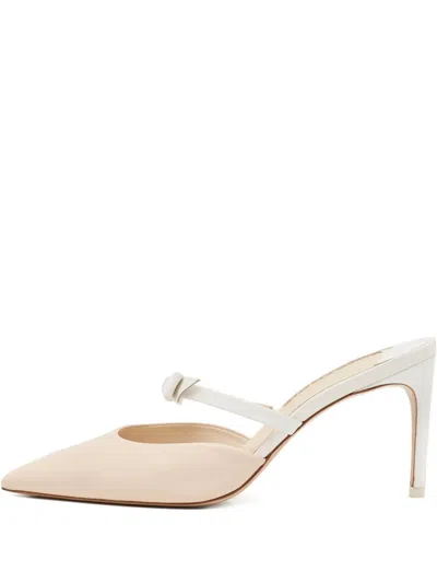 Pre-owned Sophia Webster 60mm Leather Bow-detail Mules