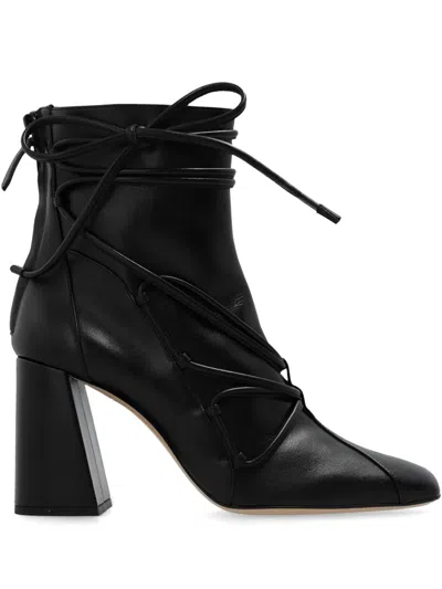 Sophia Webster 70mm Havanna Ankle Boots In Black