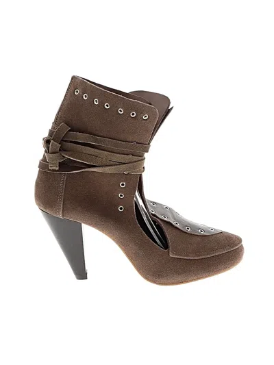 Pre-owned Sophia Webster Ankle Boots In Brown