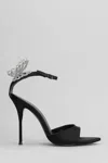 Sophia Webster Stiletto Heel Sandals With Crystal Butterfly Accent