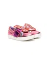 Sophia Webster Butterfly Panelled Sneakers In Metallic