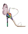 Sophia Webster Butterfly Pattern High-heeled Sandals In Multicolor
