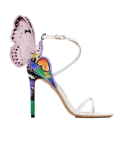 Sophia Webster Butterfly Pattern High-heeled Sandals In Multicolor