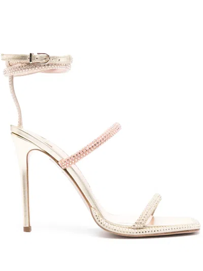 Sophia Webster Callista 110mm Leather Sandals In Gold