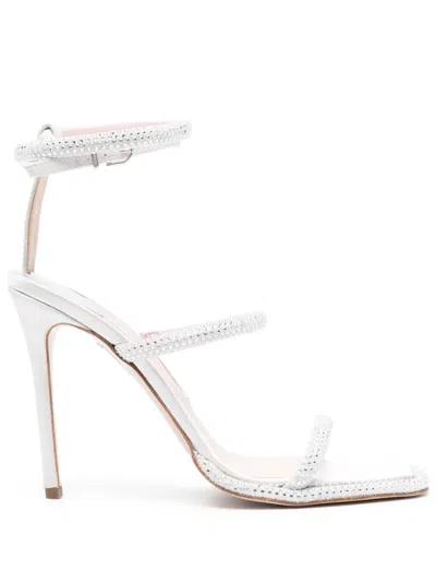 Sophia Webster Callista 110mm Rhinestone-embellished Sandals In White