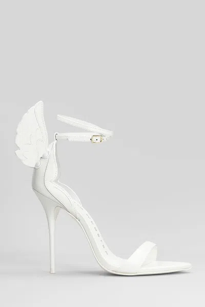 Sophia Webster Cherub Sandals In White Leather