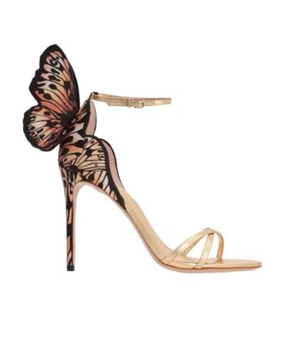 Sophia Webster Chiara 110mm Heeled Sandals In Nude