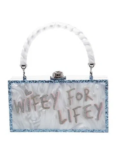 Pre-owned Sophia Webster Clutch In Blue