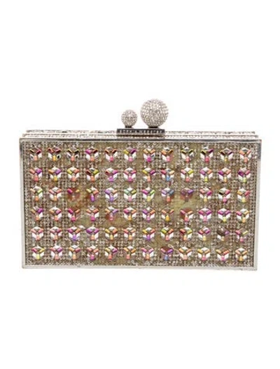 Pre-owned Sophia Webster Crystal Evening Bag In Neutrals