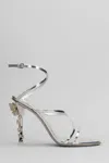 Sophia Webster Enchantress Sandals In Silver Leather