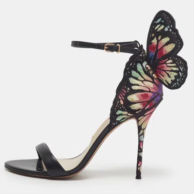 Pre-owned Sophia Webster Evangeline Size 39 Multicolor Leather Ankle Strap Sandals