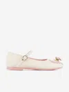 Sophia Webster Girls Amora Flat In Ivory