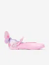 Sophia Webster Baby Chiara Flat Butterfly-embellished Leather Pump In Pink