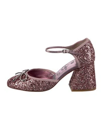 Pre-owned Sophia Webster Glitter D'orsay Pumps W/ Tags In Multi